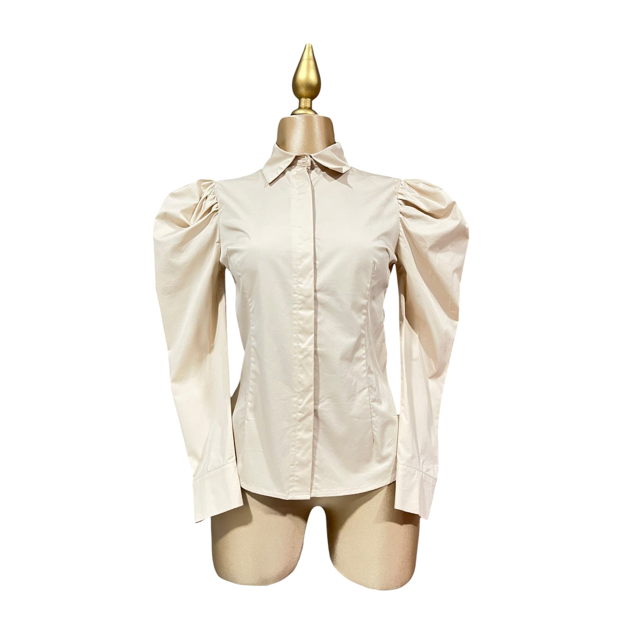 Camisa Manga Larga Beige LC