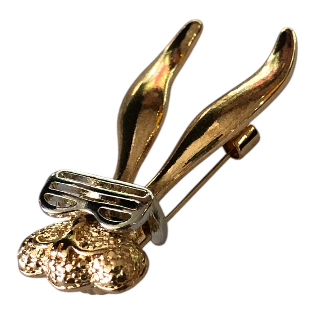 Broche Para Ropa De Mujer Conejo Lentes
