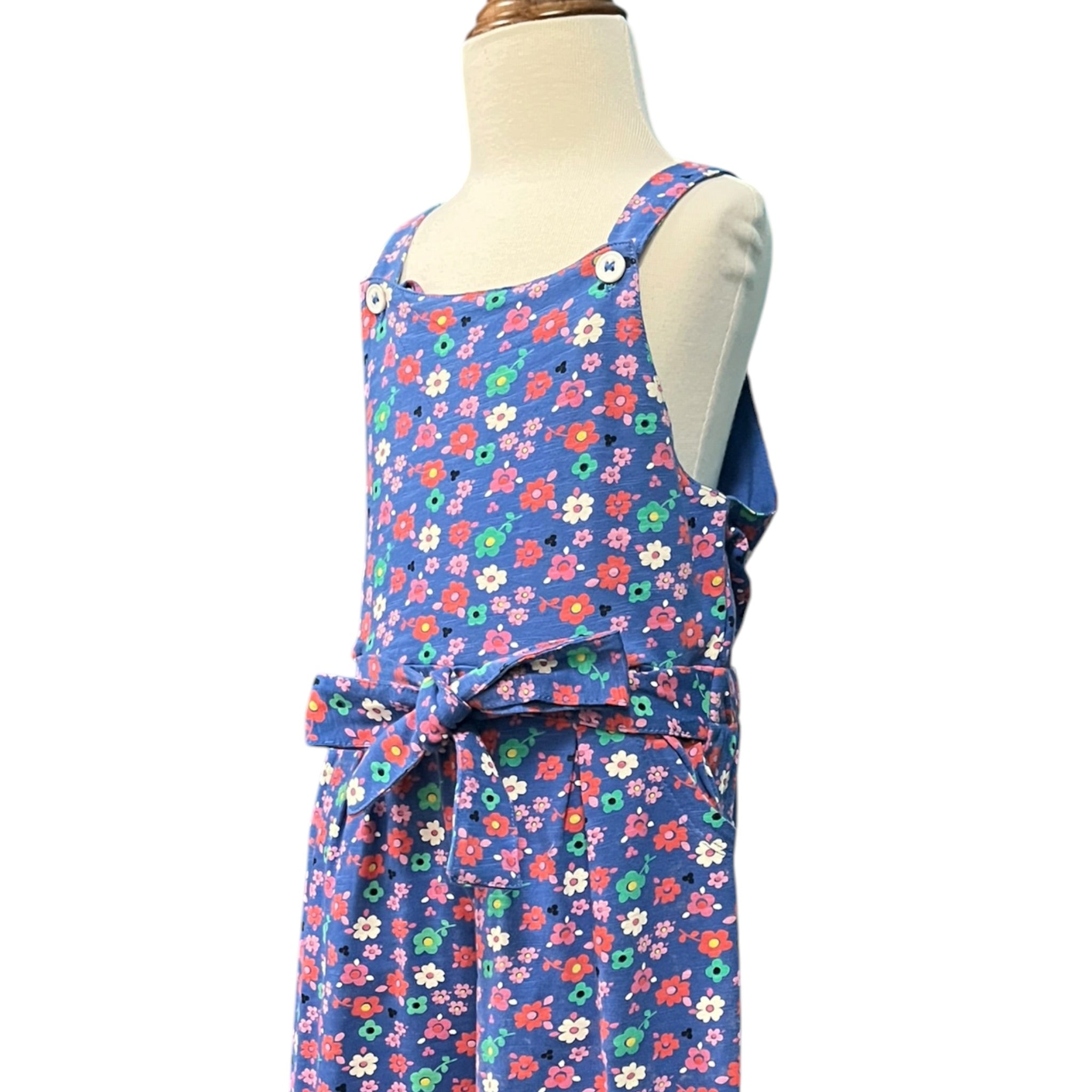 Overol Con Estampado De Flores Para Niña ZIPPY