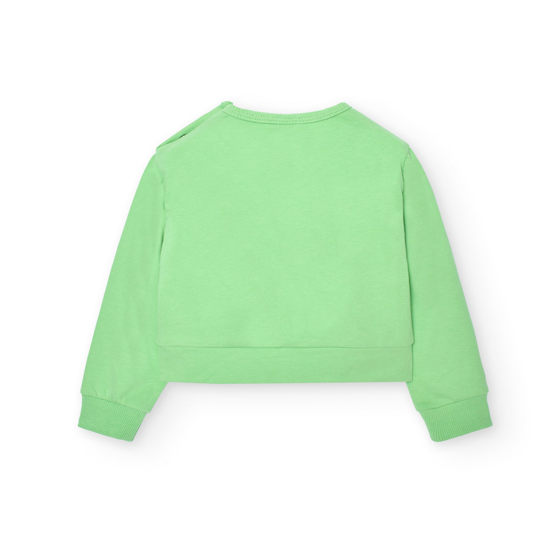 Sudadera De Felpa Para Niña En Color Verde BOBOLI