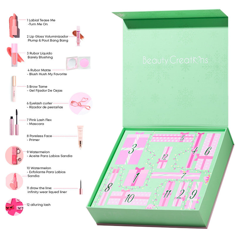 Calendario De Adviento 12 Dias de Travesuras Beauty Creations