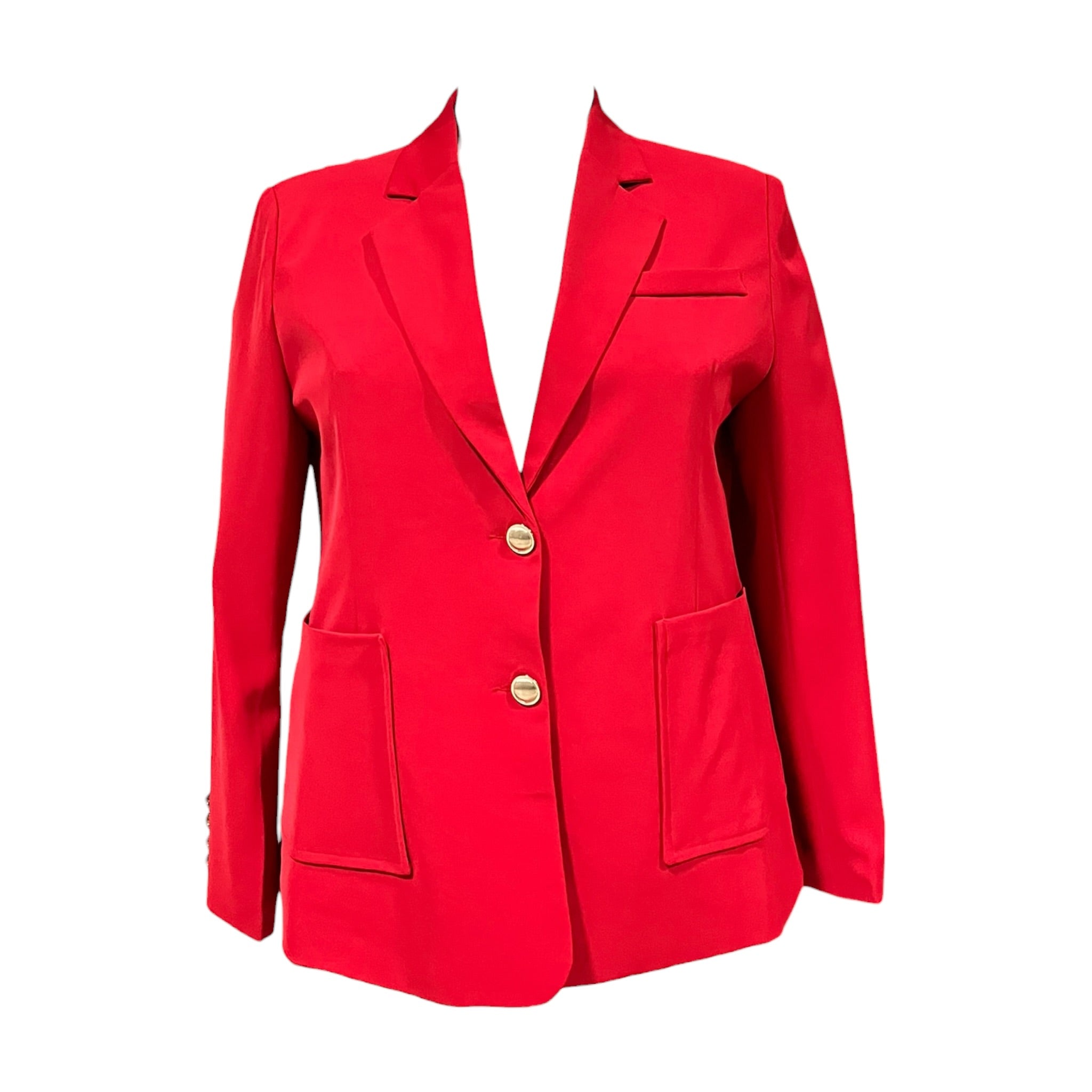 Saco Clásico Elegante Rojo Curvy LC