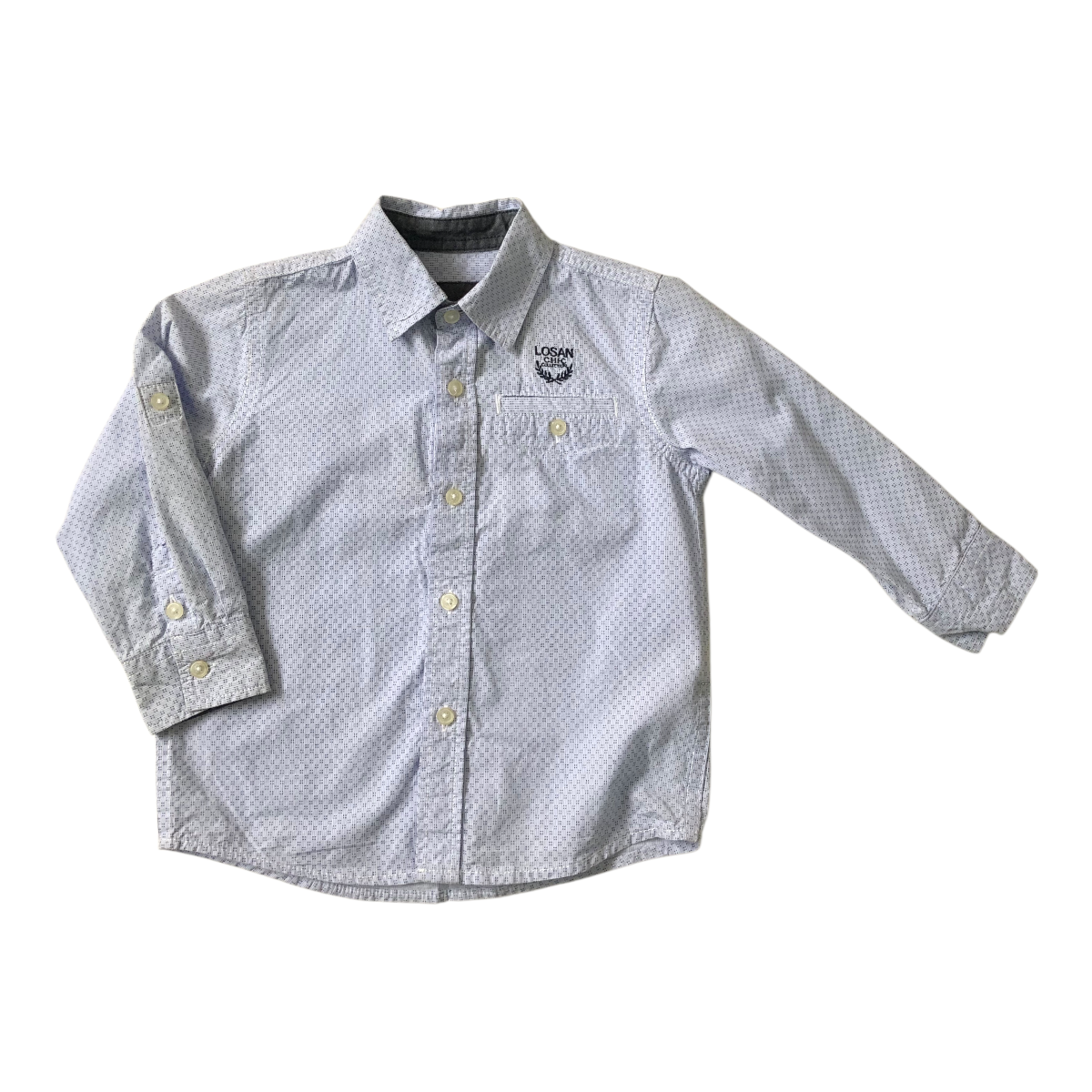 Camisa Color Azul Para Niño Losan