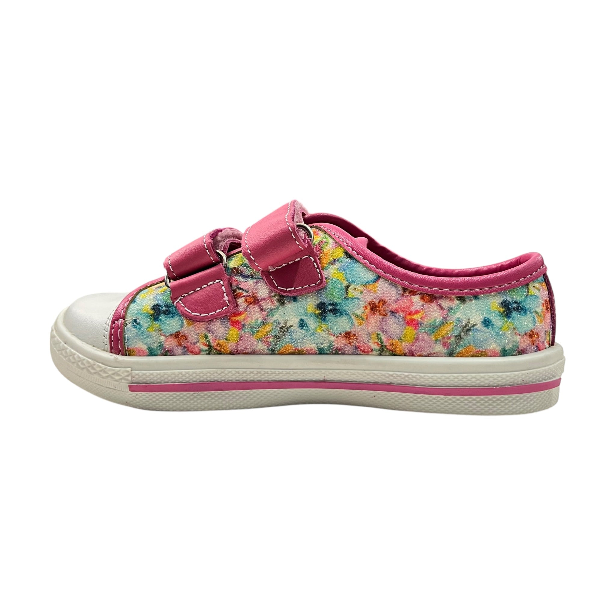 Tenis Urbano Estampado Flores Niña Coqueta