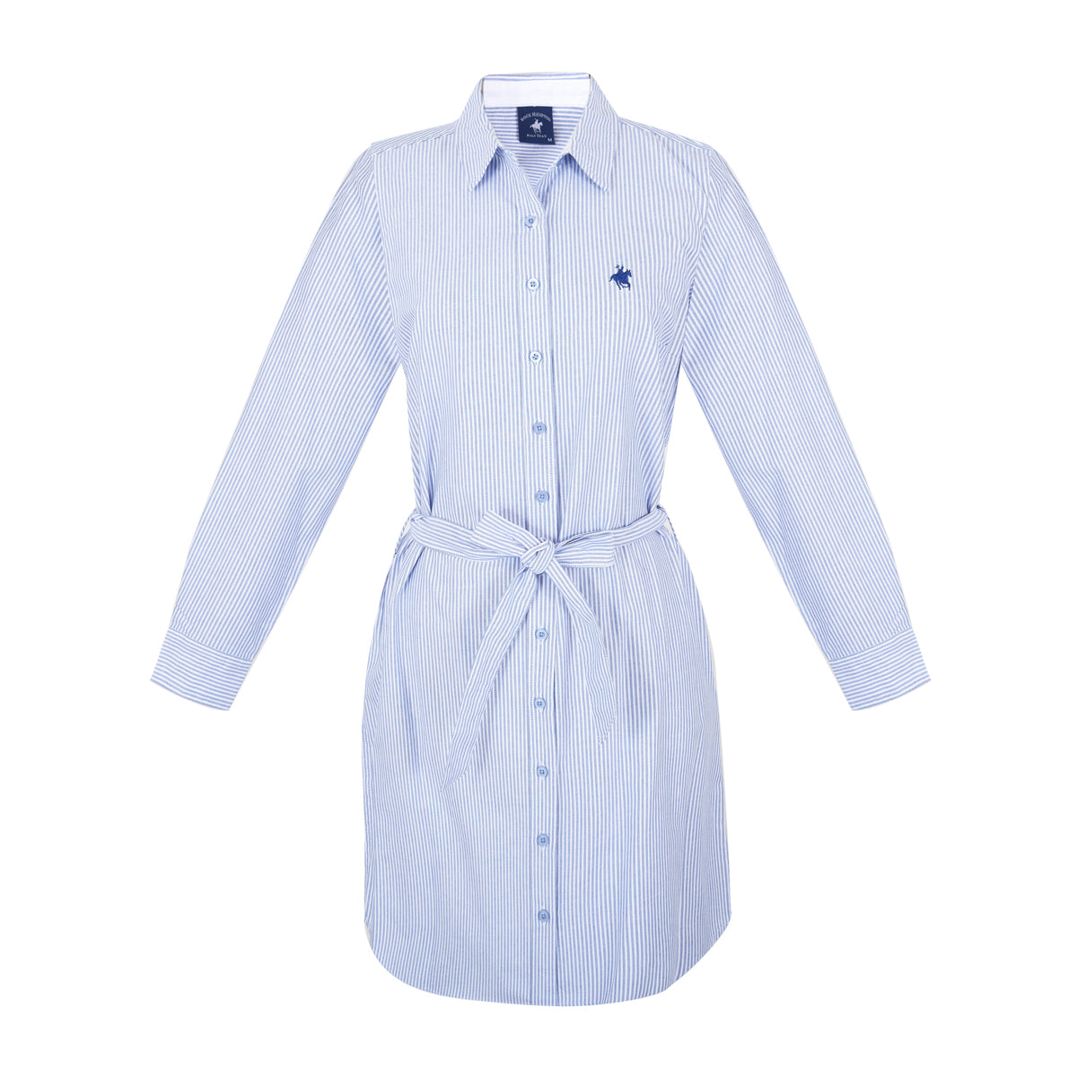 Vestido Camisero Color Azul Rock Hampton Polo Team