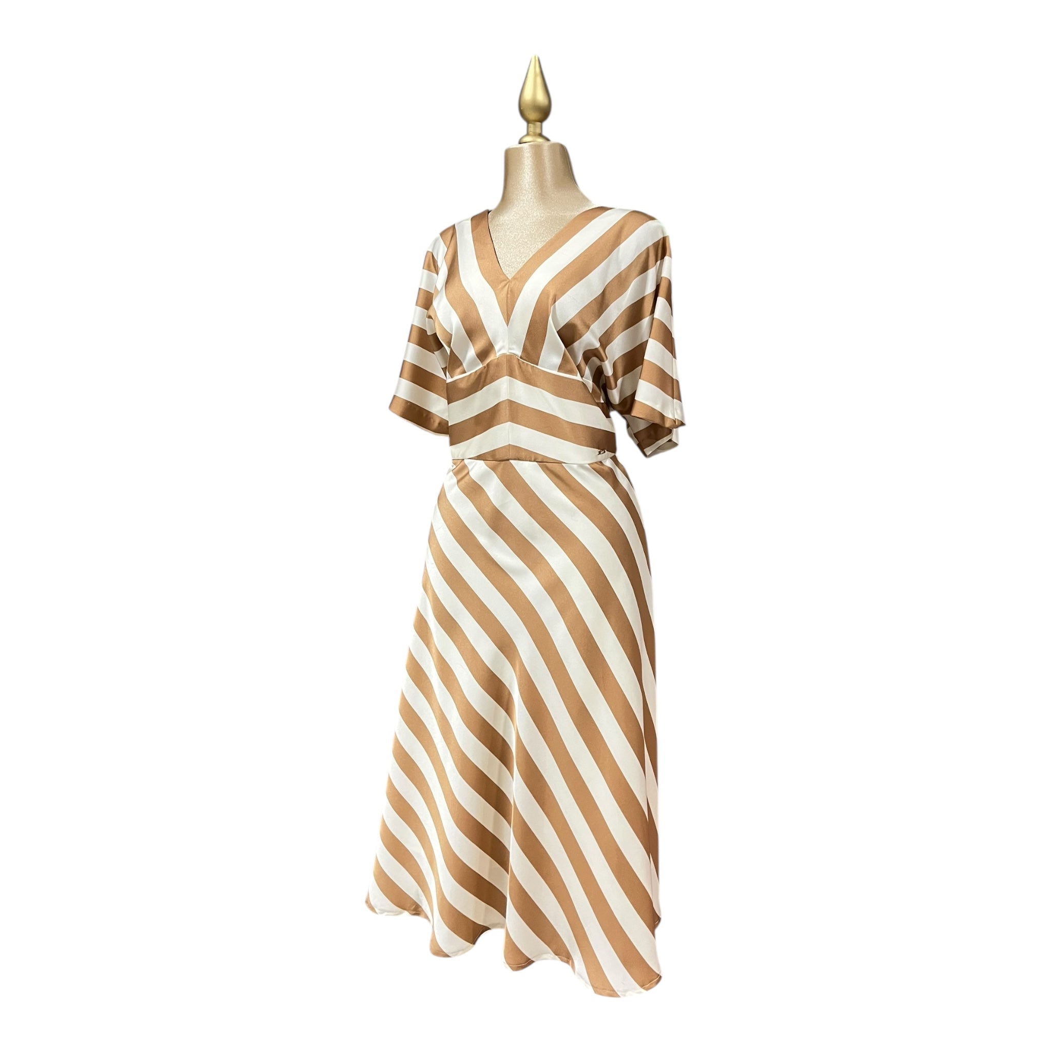 Vestido Tipo Kimono Beige/Hueso MUSSI