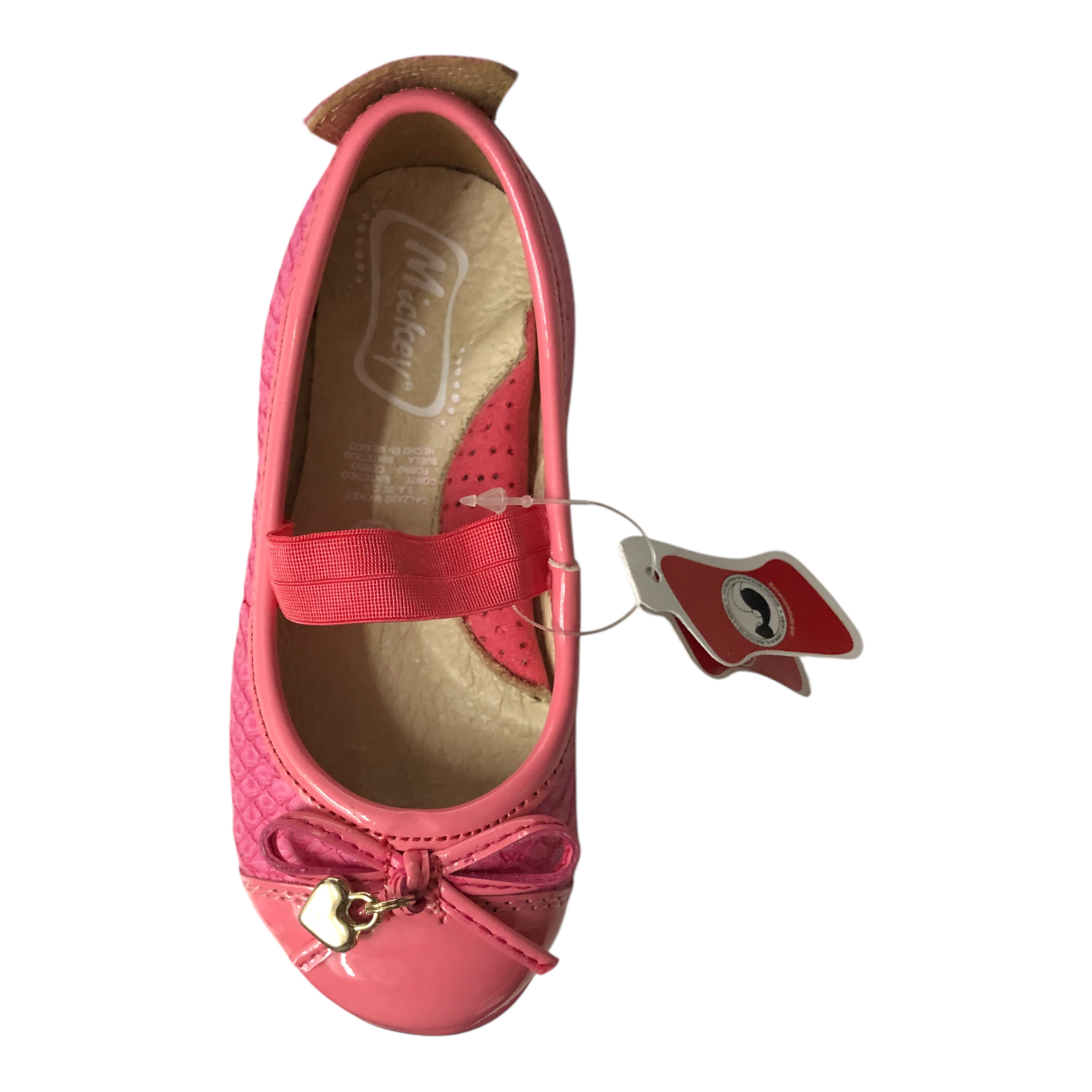 Flats Para Niña Color Fucsia Mickey Calzado