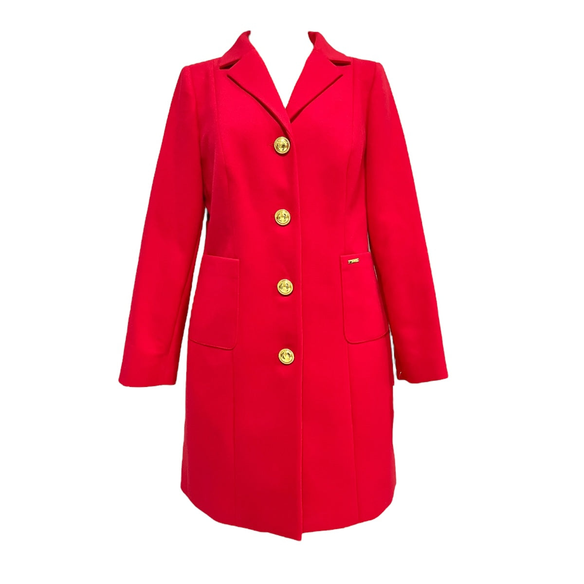 Abrigo Color Rojo Mussi