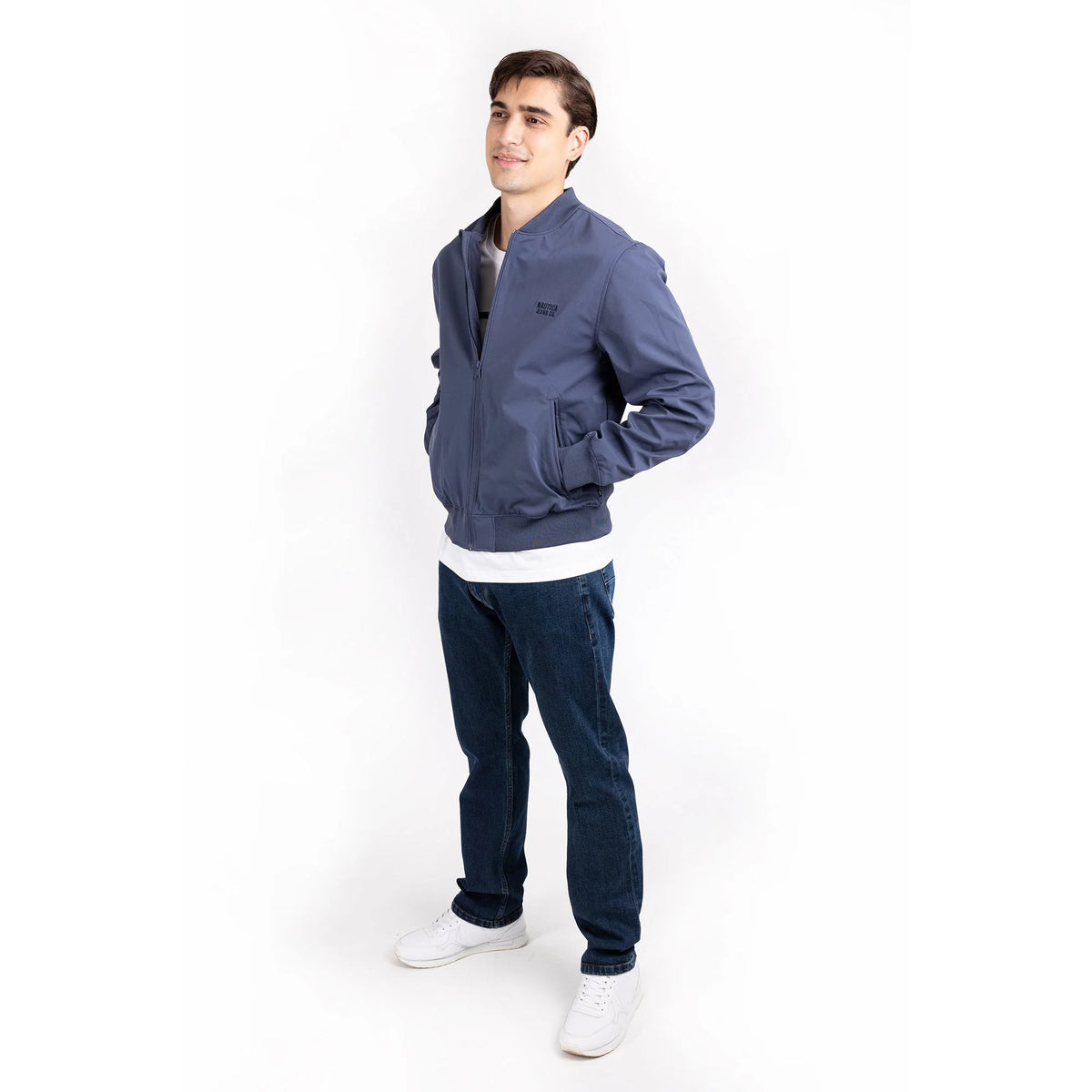 Chamarra Liviana De Hombre Marino Nautica Jeans