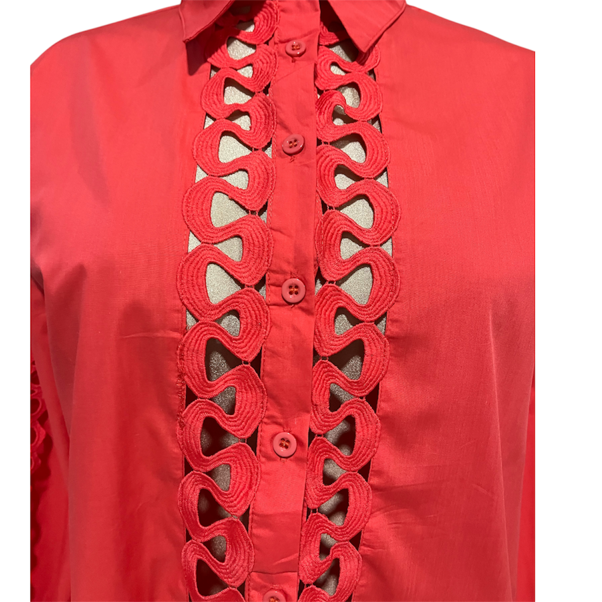 Camisa Color Rojo Para Dama MUSSI
