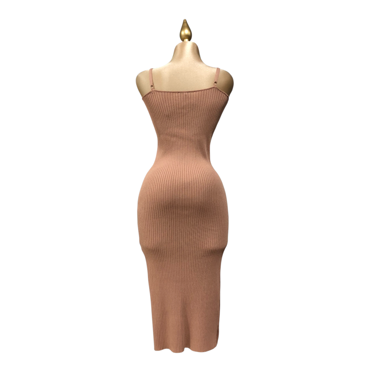 Vestido Beige Tejido Erivel