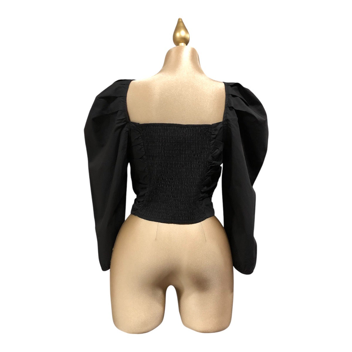 Blusa Top Color Negro Para Dama Erivel