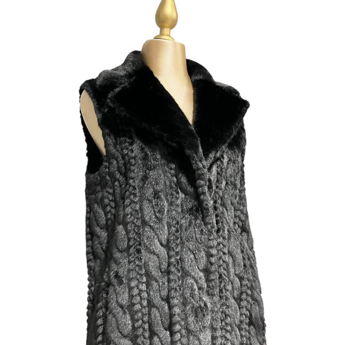 Chaleco Negro Manga Corta Para Dama MUSSI