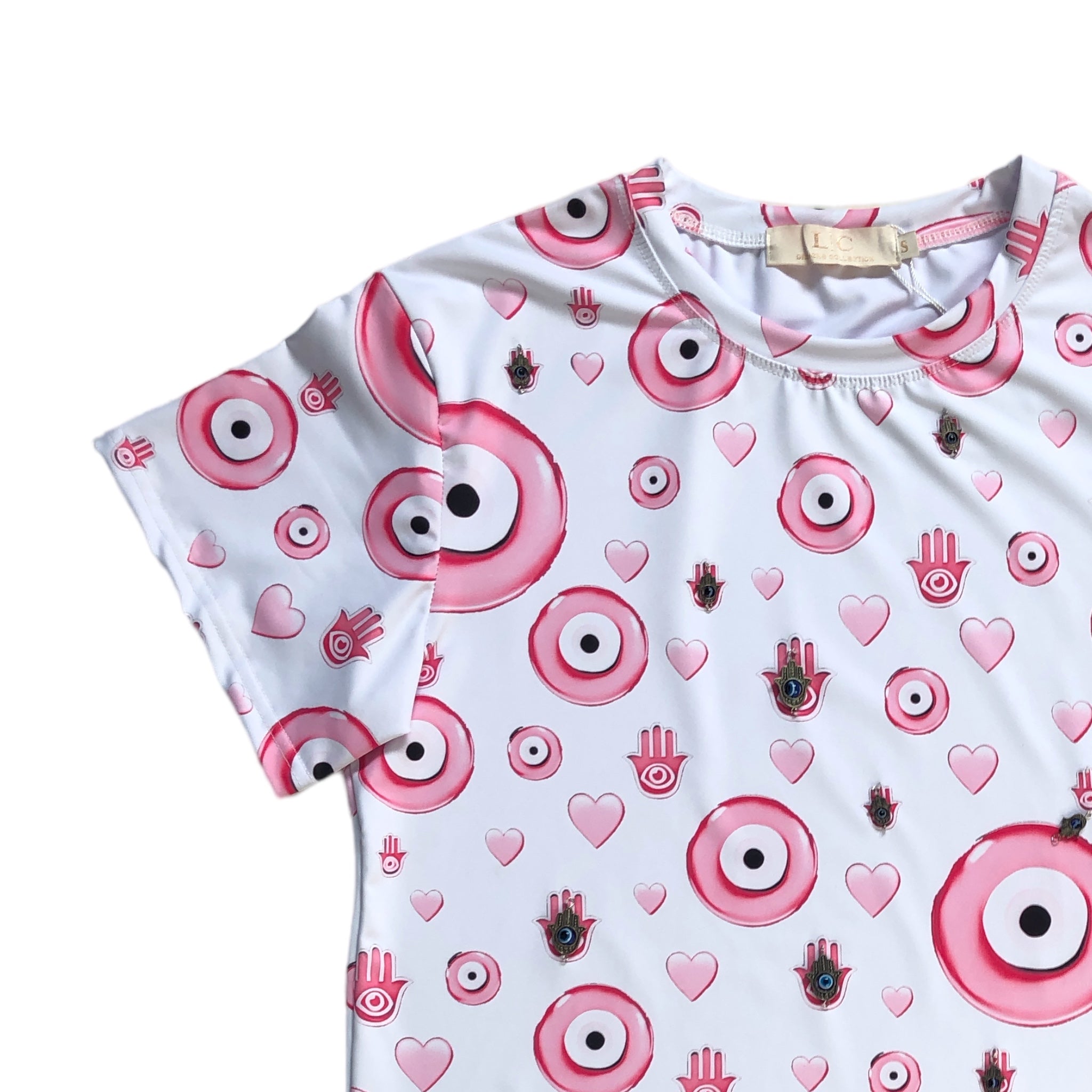 Playera White Ojo Turco LC