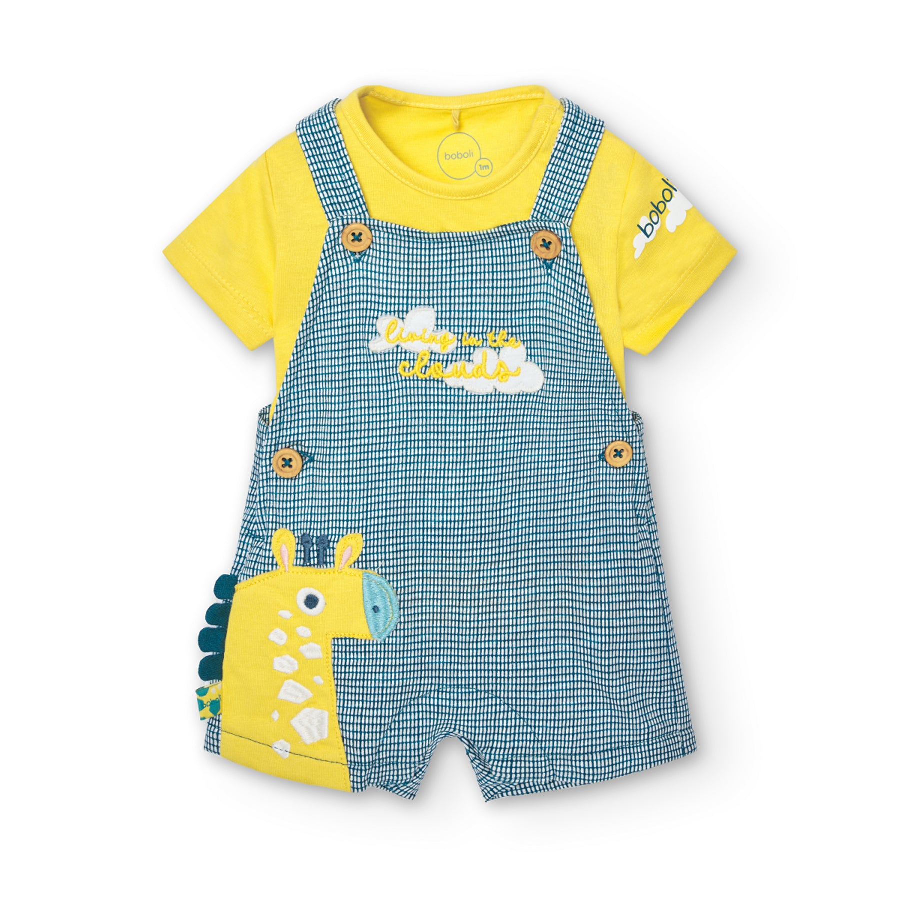 Pack de punto de bebé niño en amarillo BOBOLI