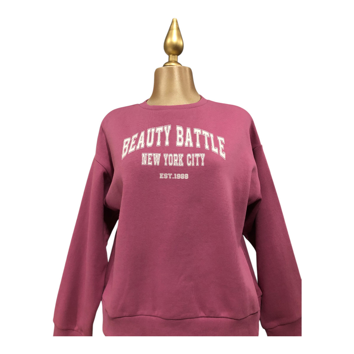 Sudadera Rosa “BEAUTY BATTLE” Para Dama LSN