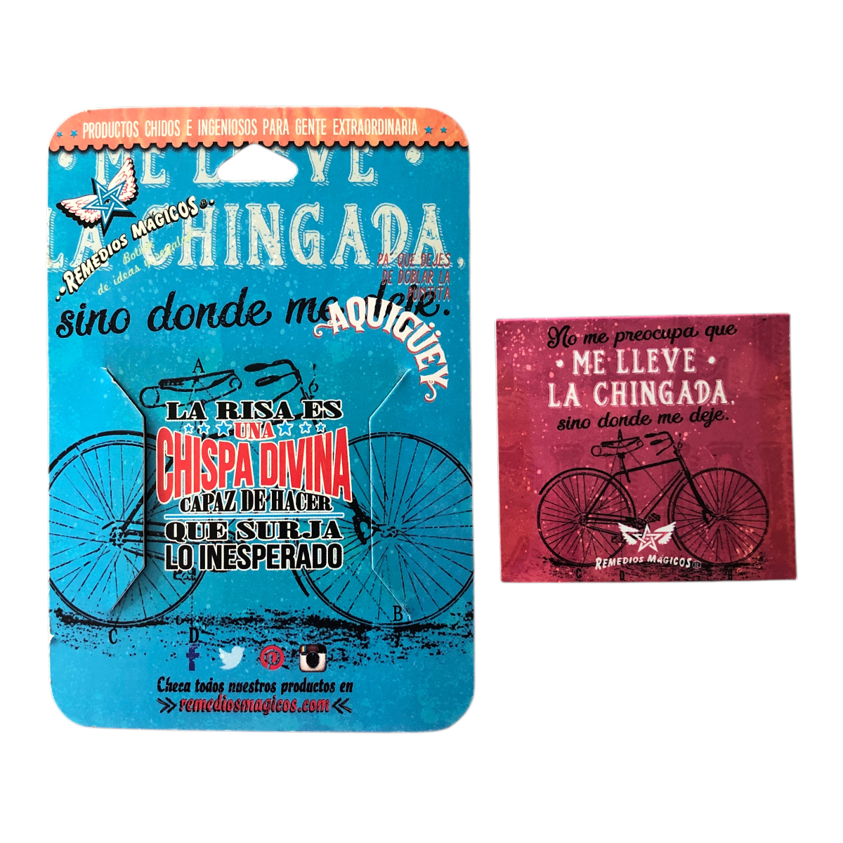 Separador de libros No me preocupa que “ME LLEVA LA CHINGADA” si no donde me deje Remedios Mágicos