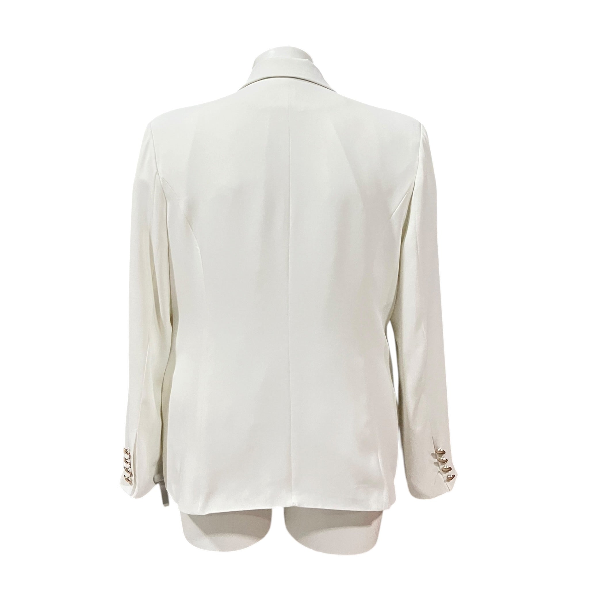 Saco Clásico Elegante Blanco Curvy LC