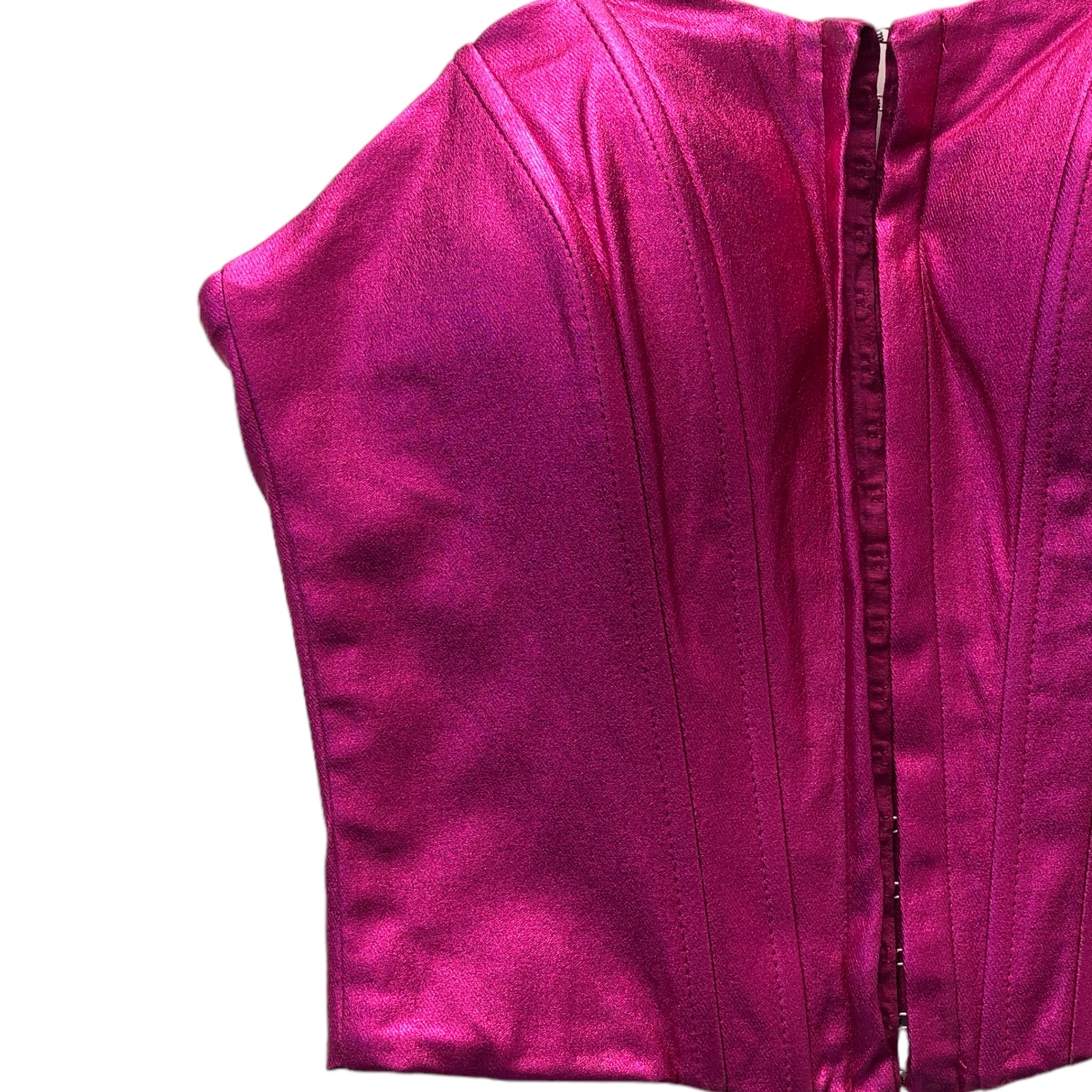 Top Corsé Fucsia LC