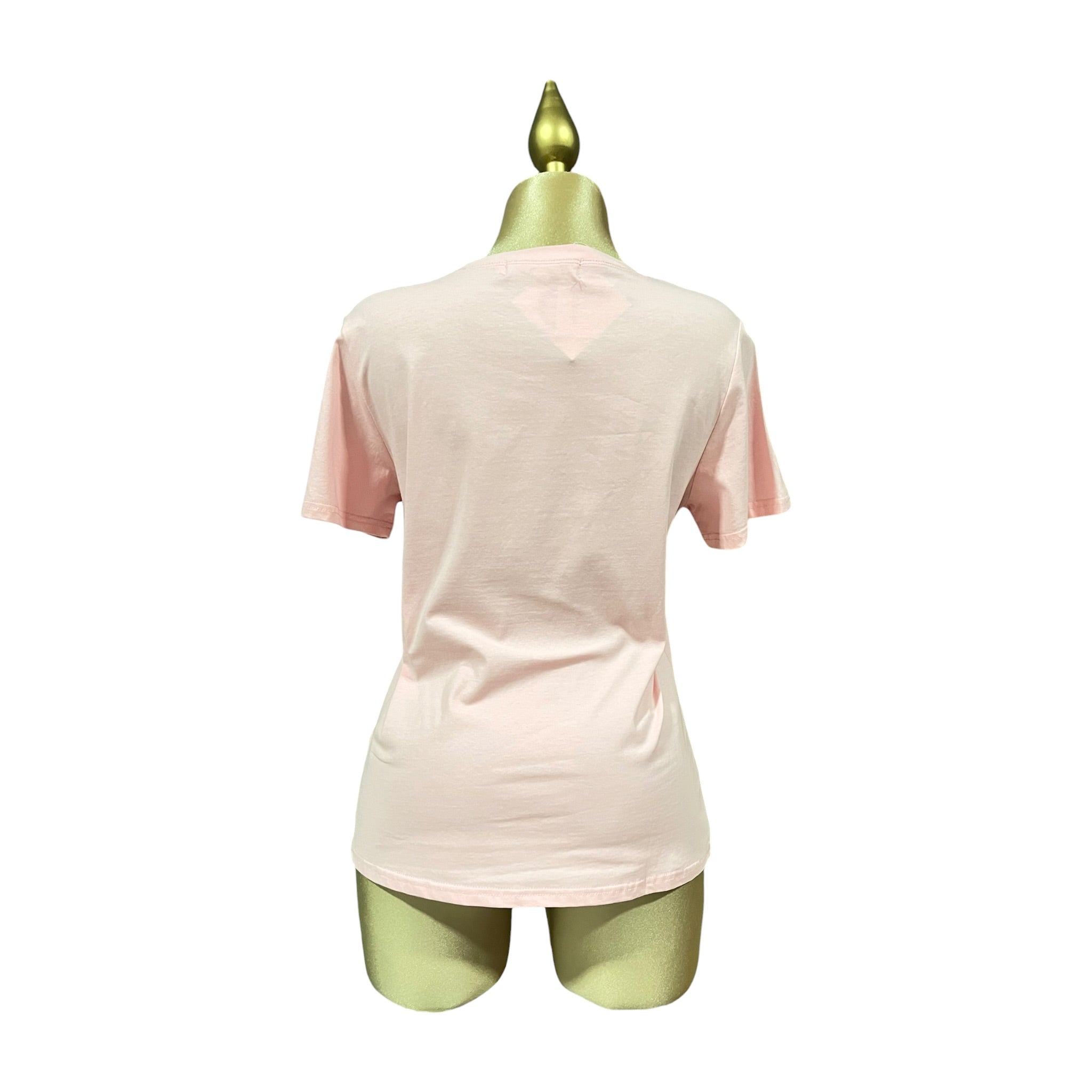 Playera Detalle Encaje Rosa LC