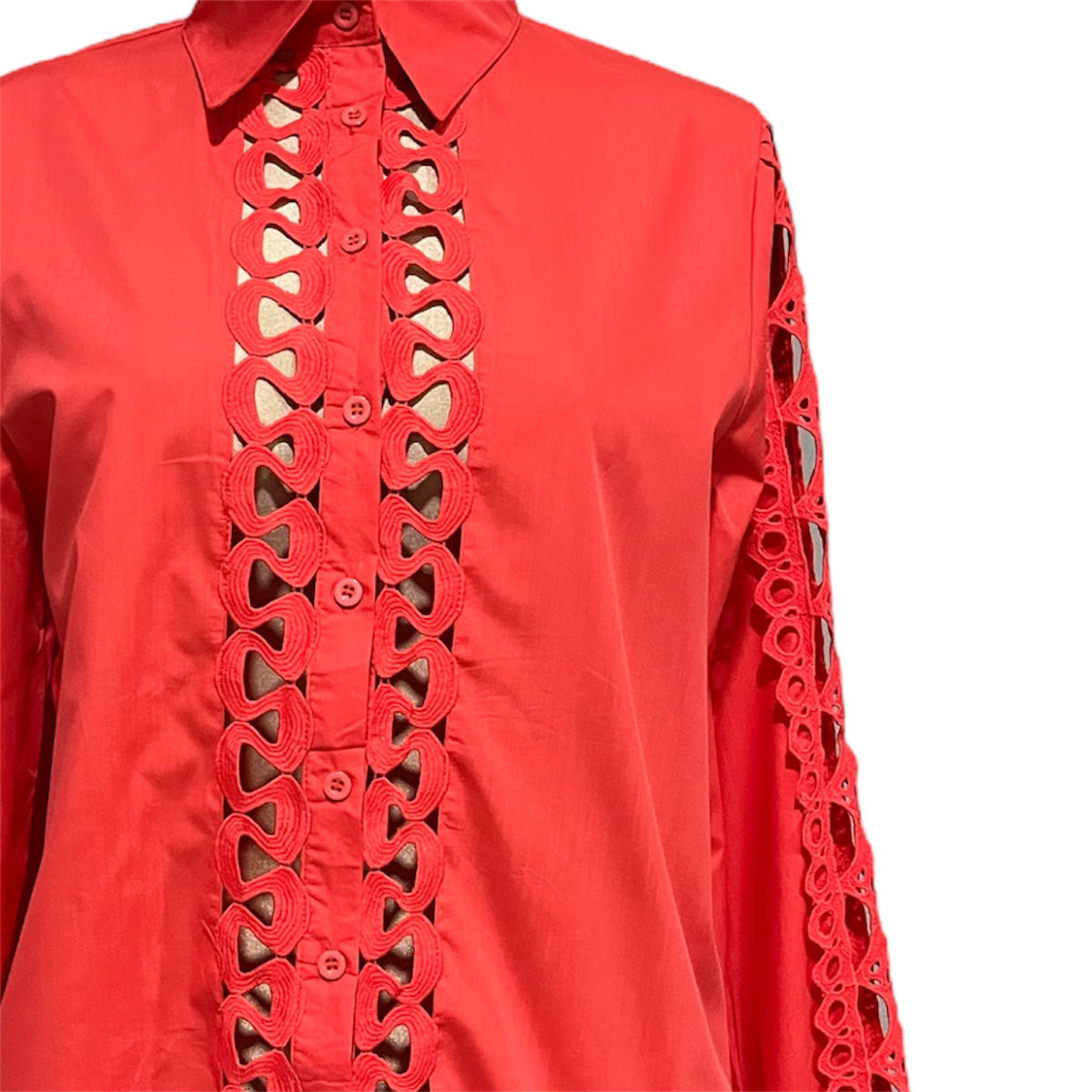 Camisa Color Rojo Para Dama MUSSI