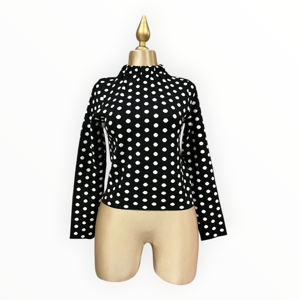 Blusa Estampado Puntos Blancos LC