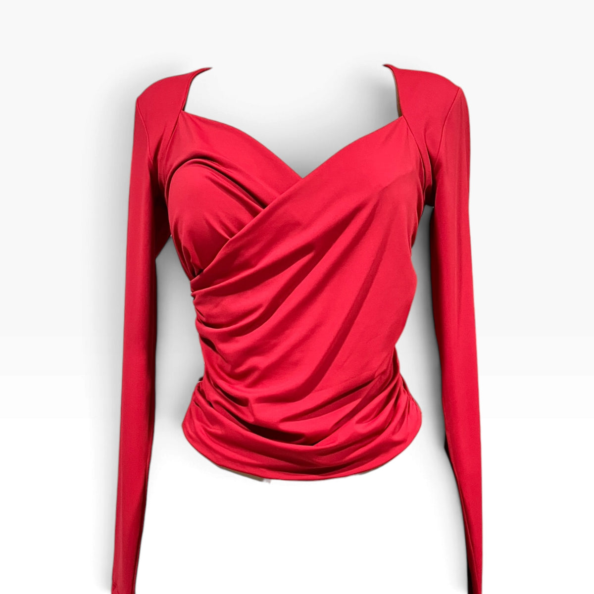 Blusa Escote En V Rojo LC