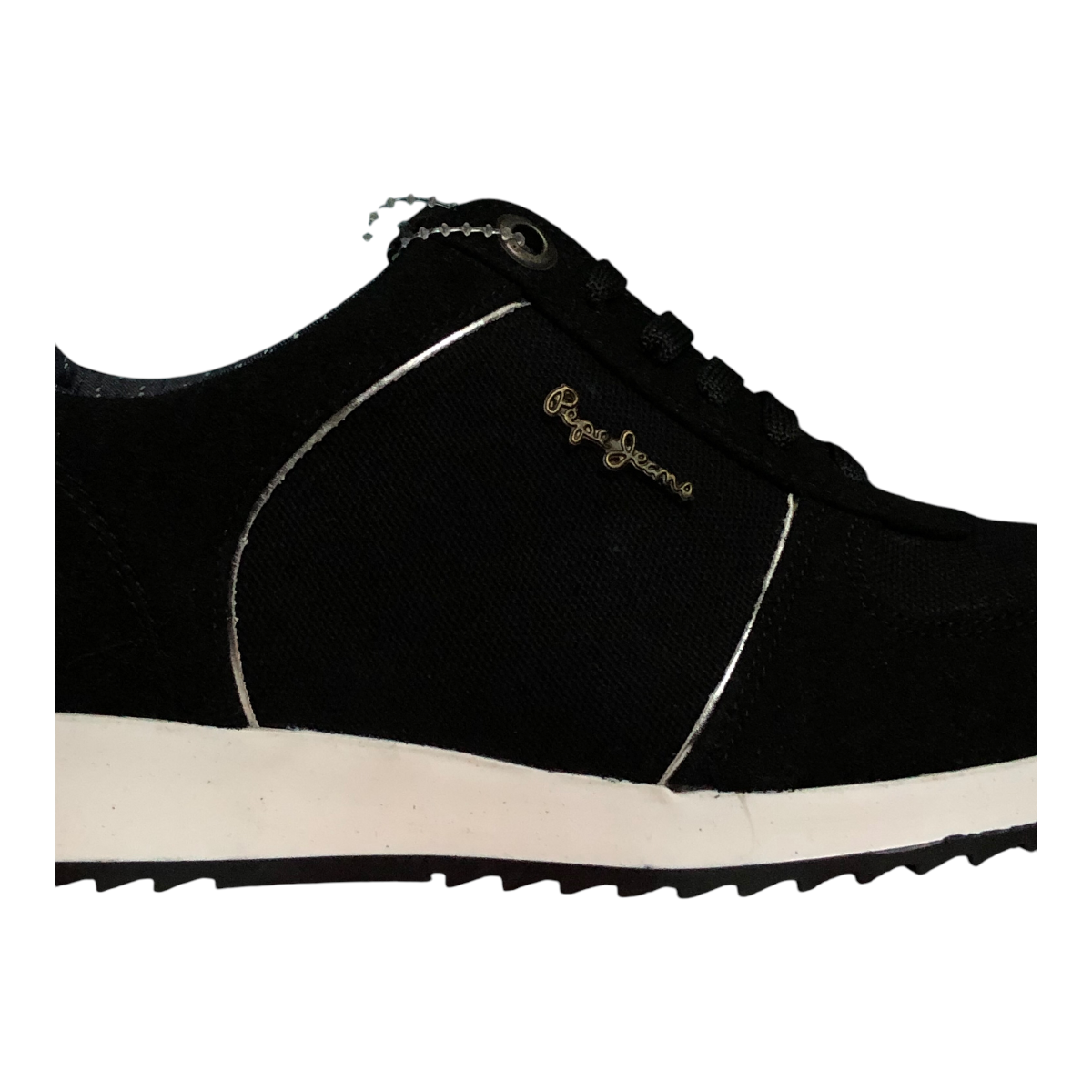 Tenis Milena Duo Negro/Plata Para Dama Pepe Jeans London