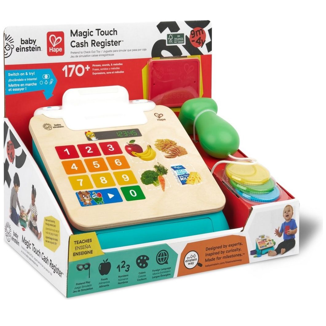 Baby Einstein Caja Registradora Musical Táctil Hape