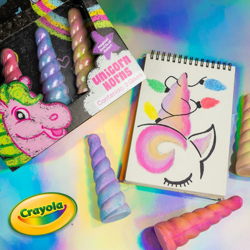 3Ct Gises Unicornio Crayola Colores Al Azar