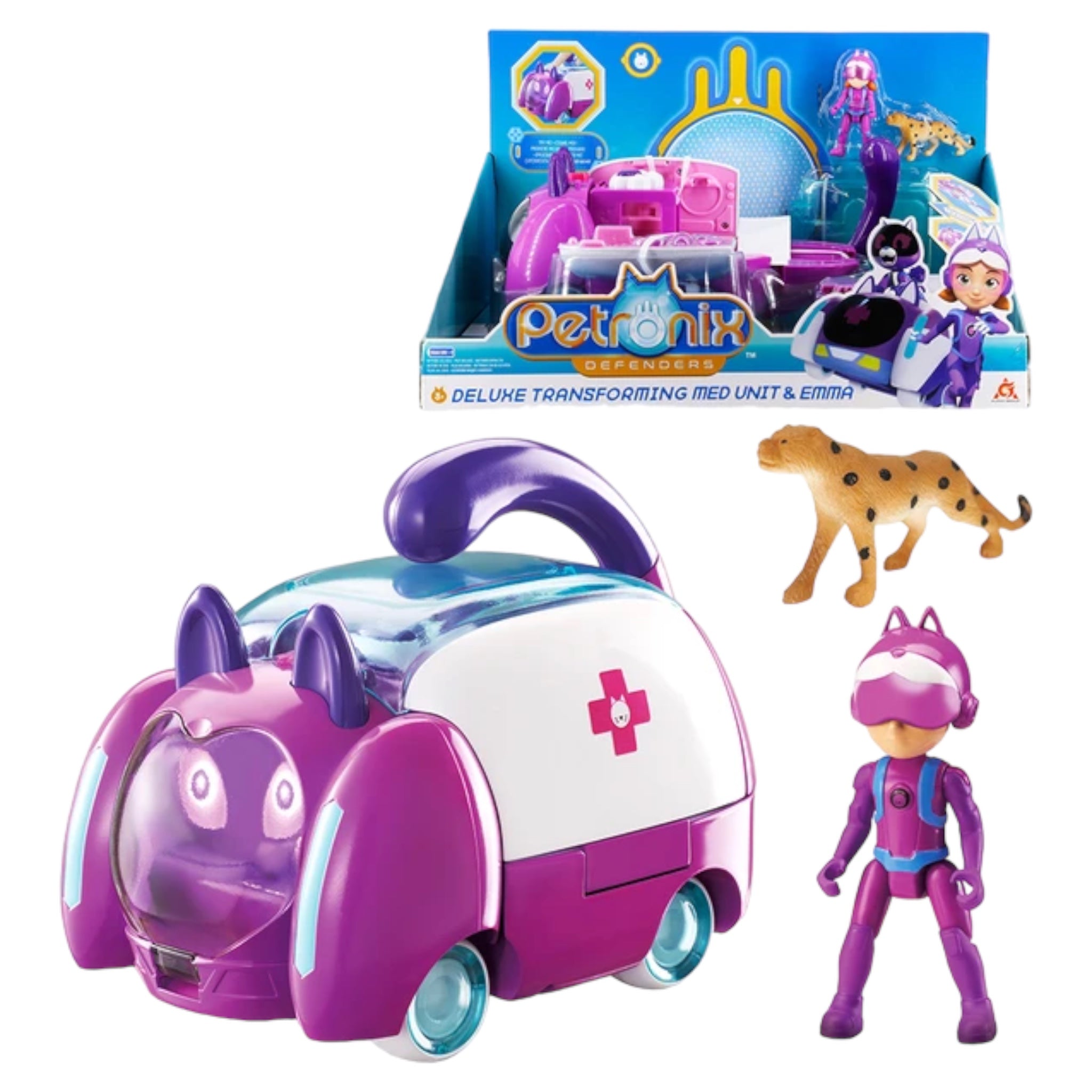 Vehículo Petronix - Deluxe Transforming Unidad Médica & Emma