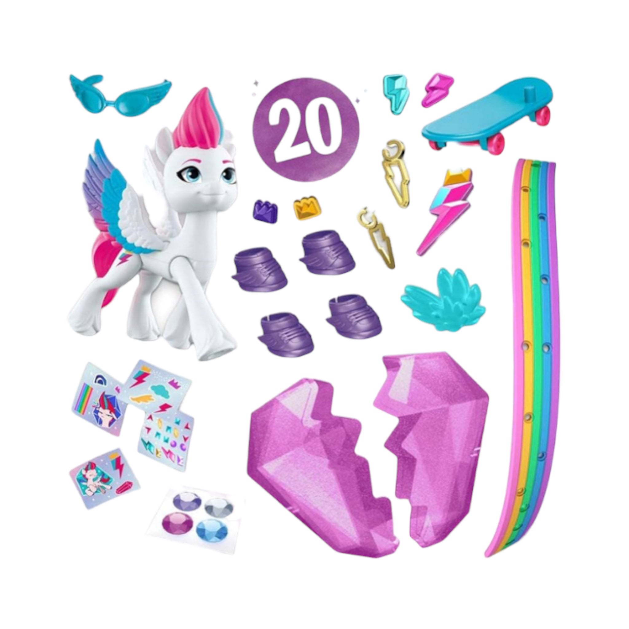 My Little Pony Zipp Storm Aventura de Cristal Hasbro