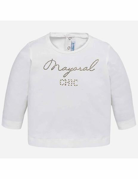 Playera Manga Larga Chic Para Bebé Niña Mayoral