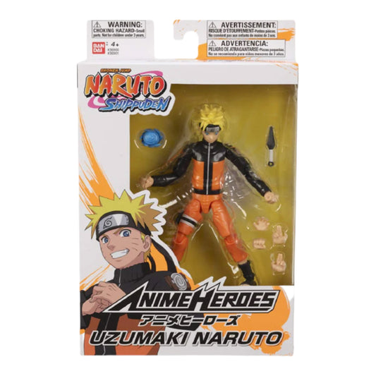 Anime Heroes Naruto Uzumaki Figura Coleccionable Ban Dai