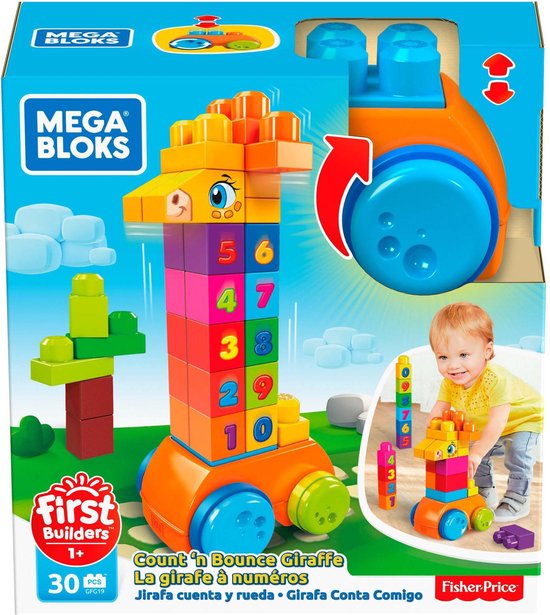 Jirafa Cuenta Y seguida Fisher Price Mega Block