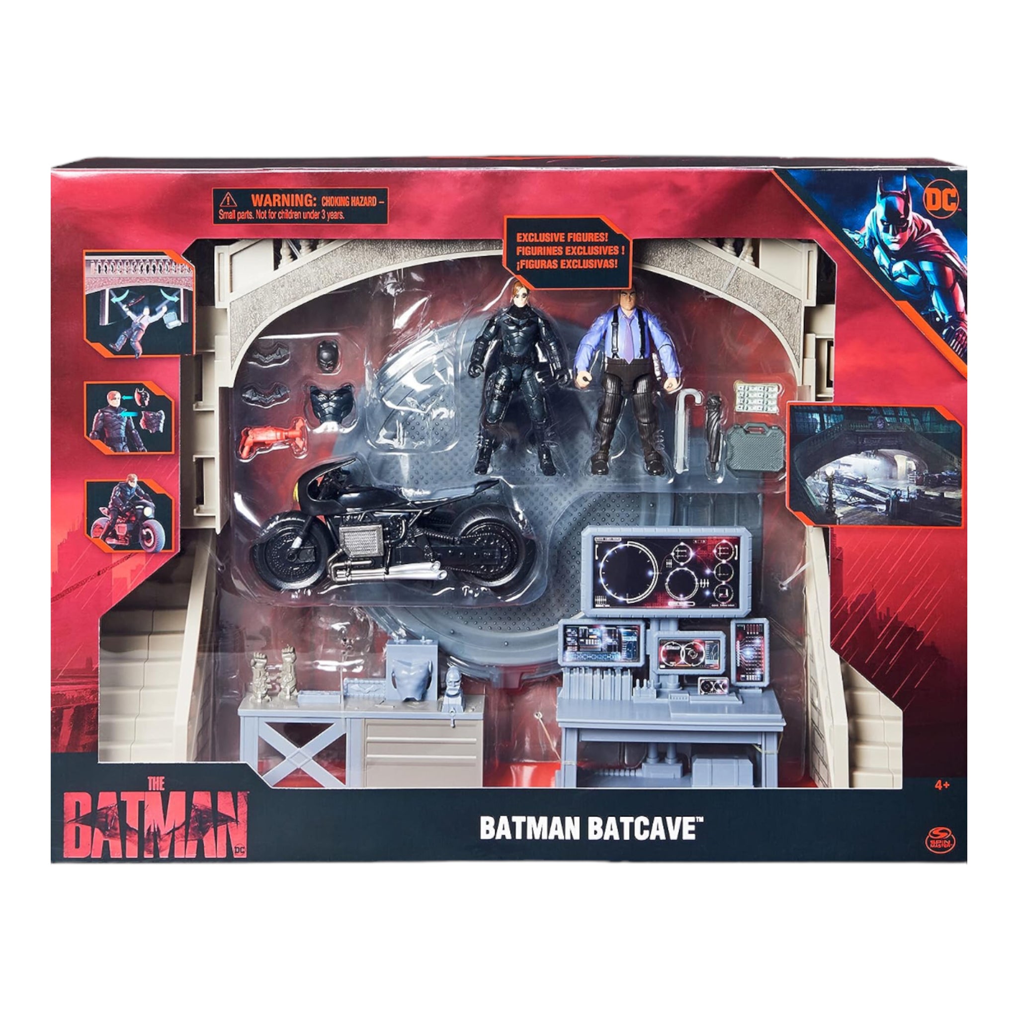 BATMAN Pelicula Set de Juego Baticueva con Figuras de accion Spin Master