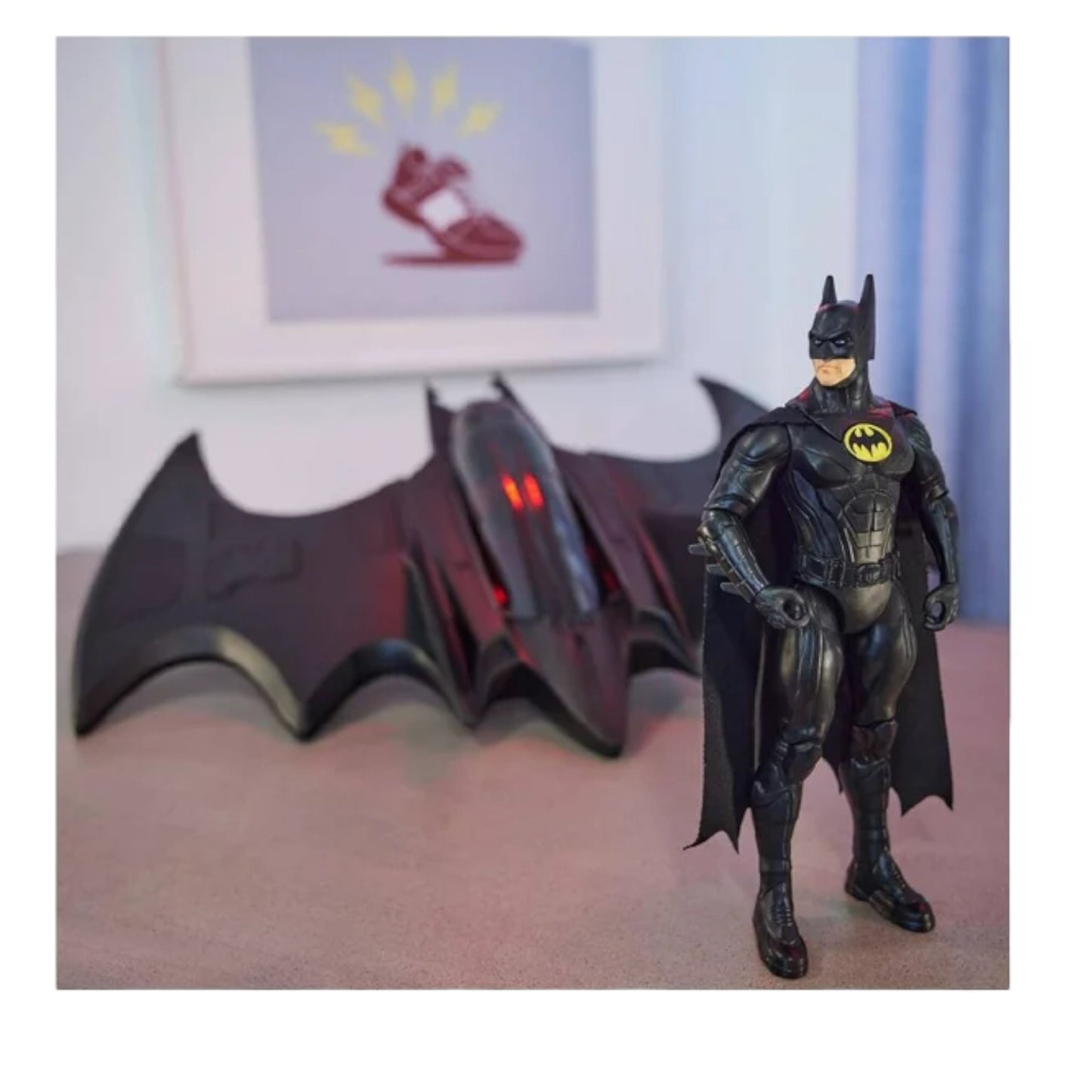DC Flash The Movie Batman + Batwing Spin Master