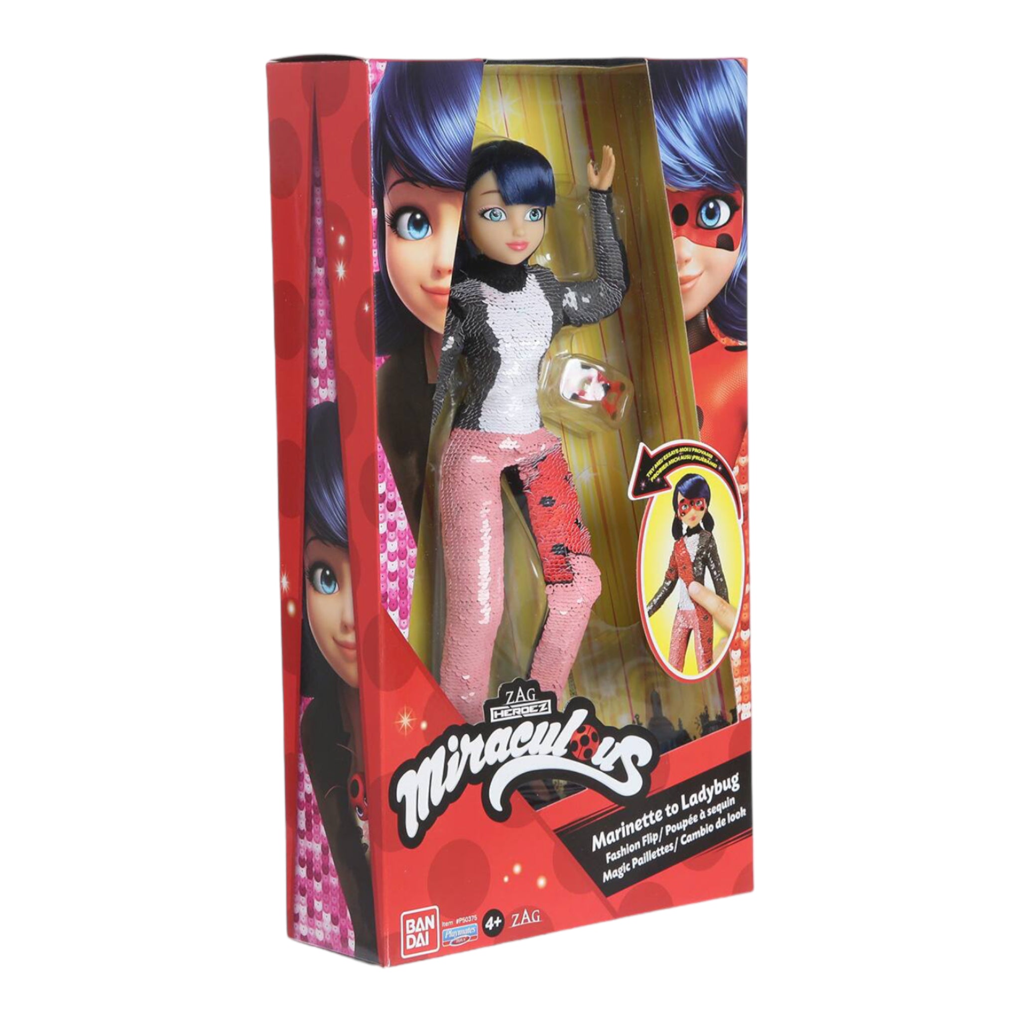 Muñeca Cambio de Look Ladybug Miraculous Bandai