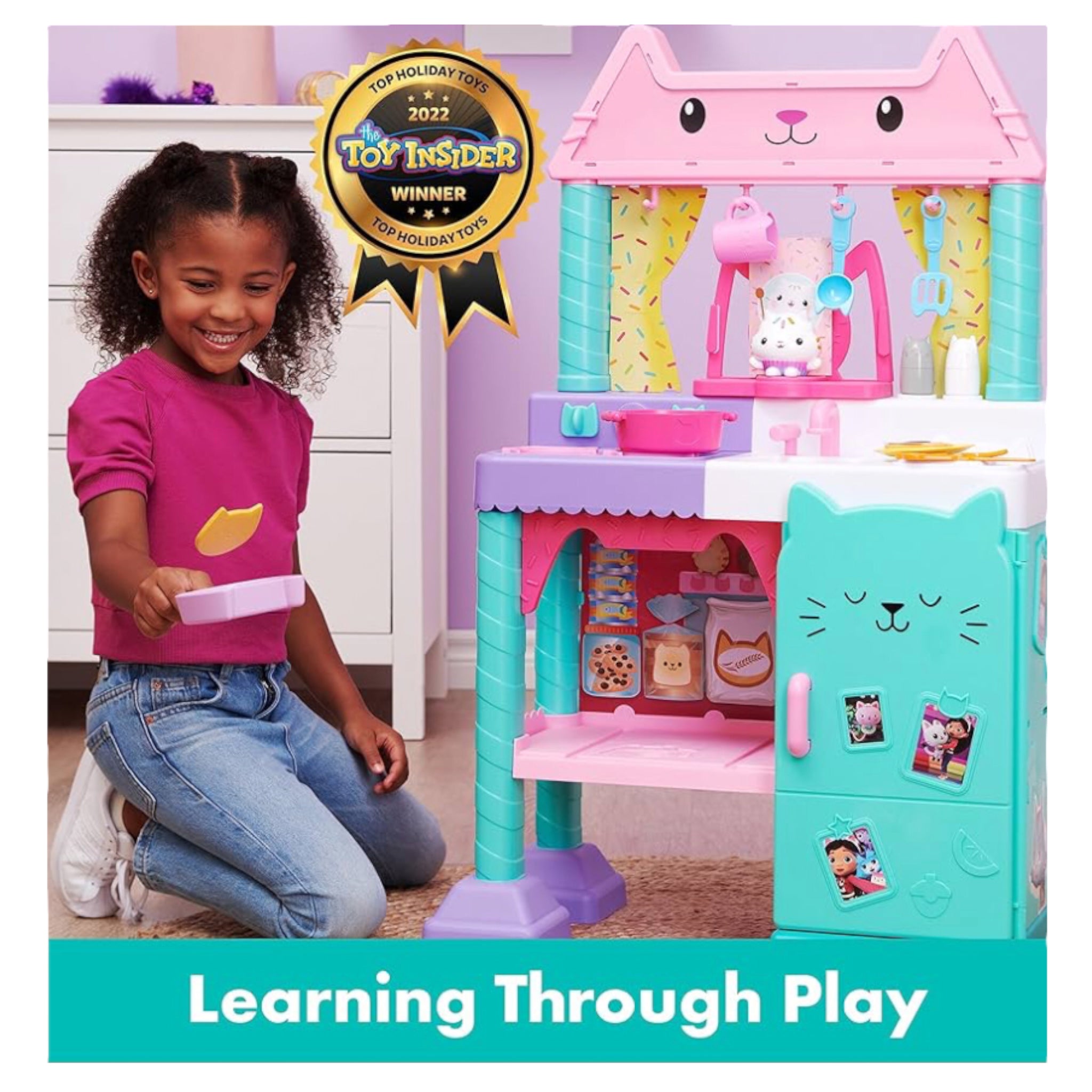 Gabbys Dollhouse Cocina Para Crear Con “Cakey” Spin Master