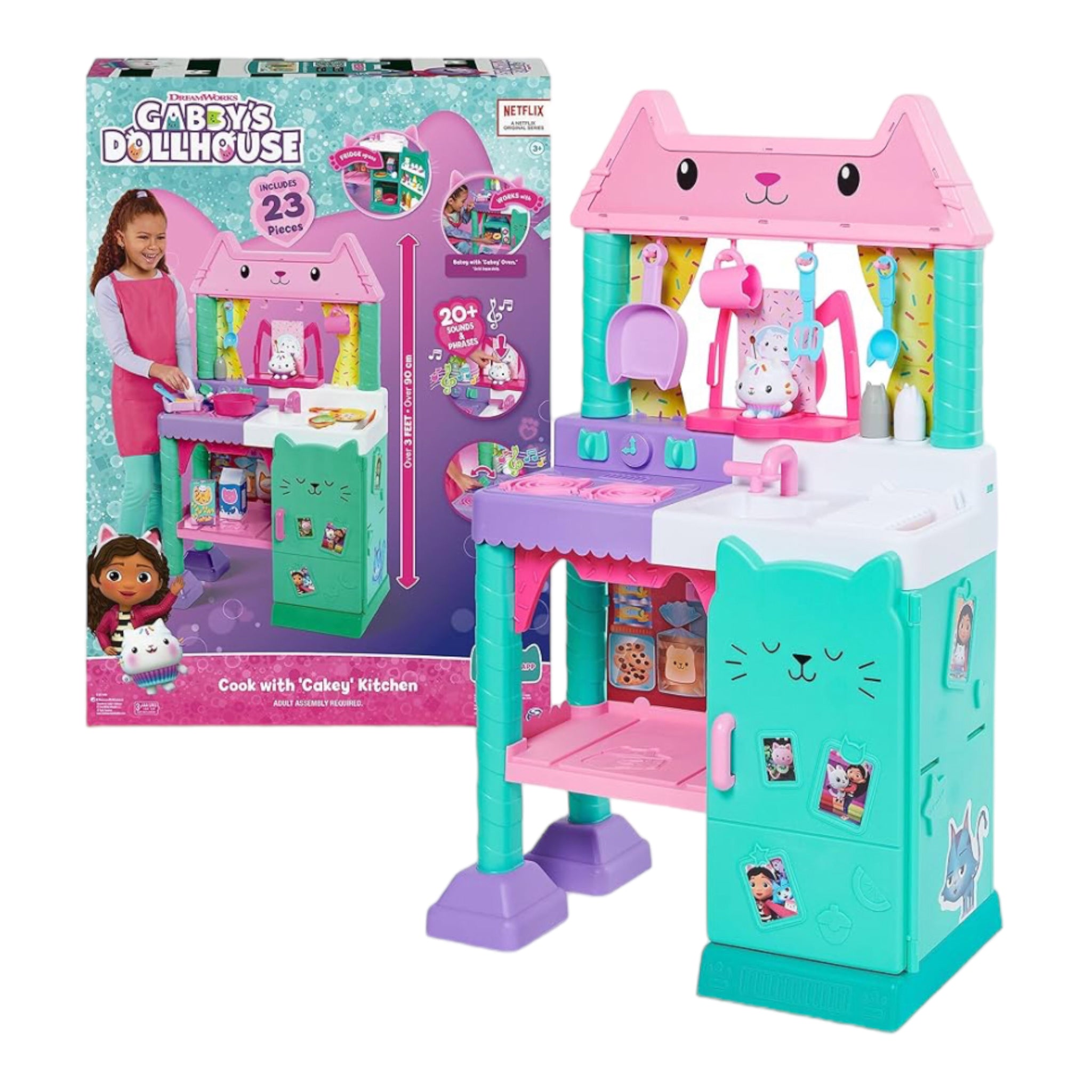 Gabbys Dollhouse Cocina Para Crear Con “Cakey” Spin Master