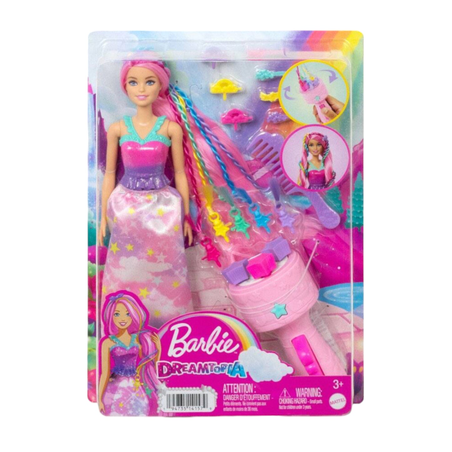 Barbie Dreamtopia Trenzas Mágicas Mattel