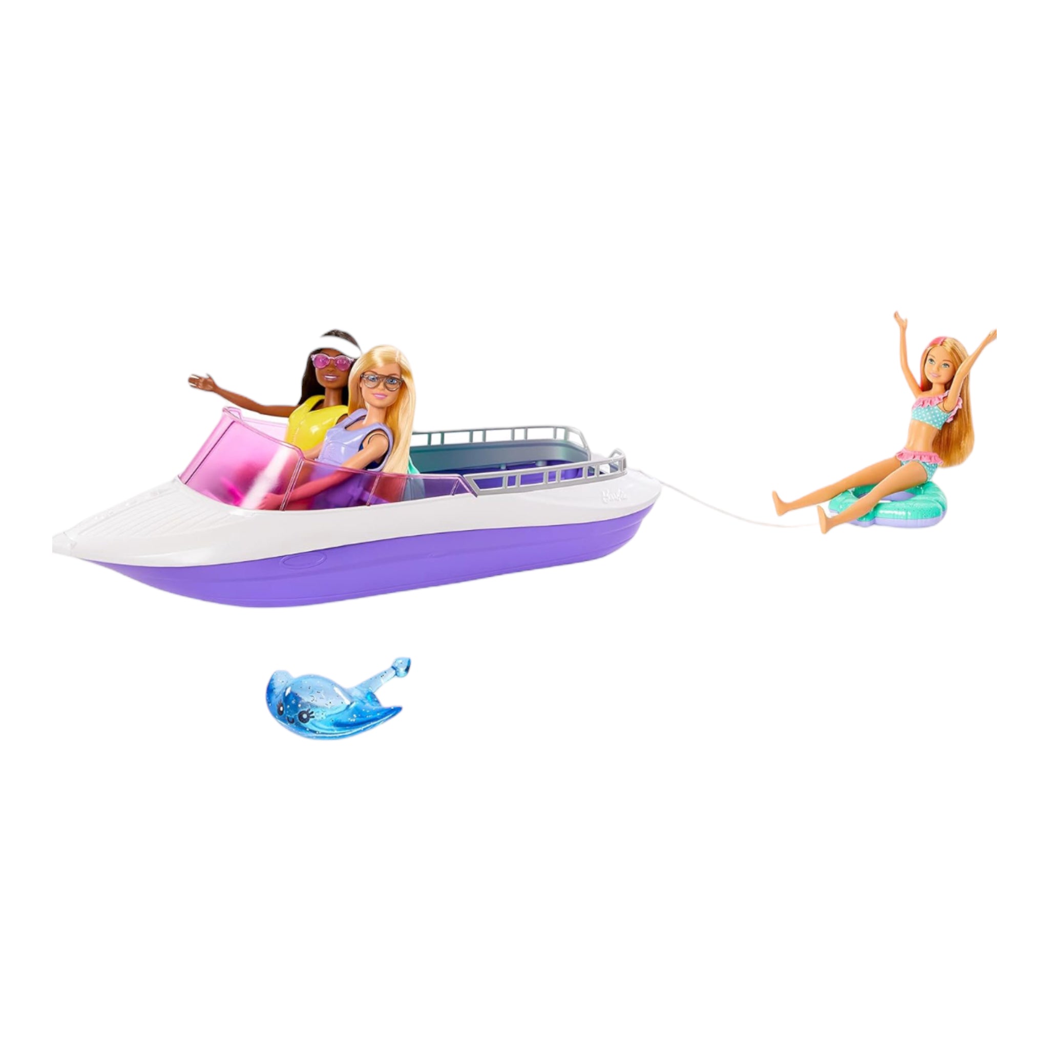 Barbie Mermaid Power Bote con Muñecas Mattel