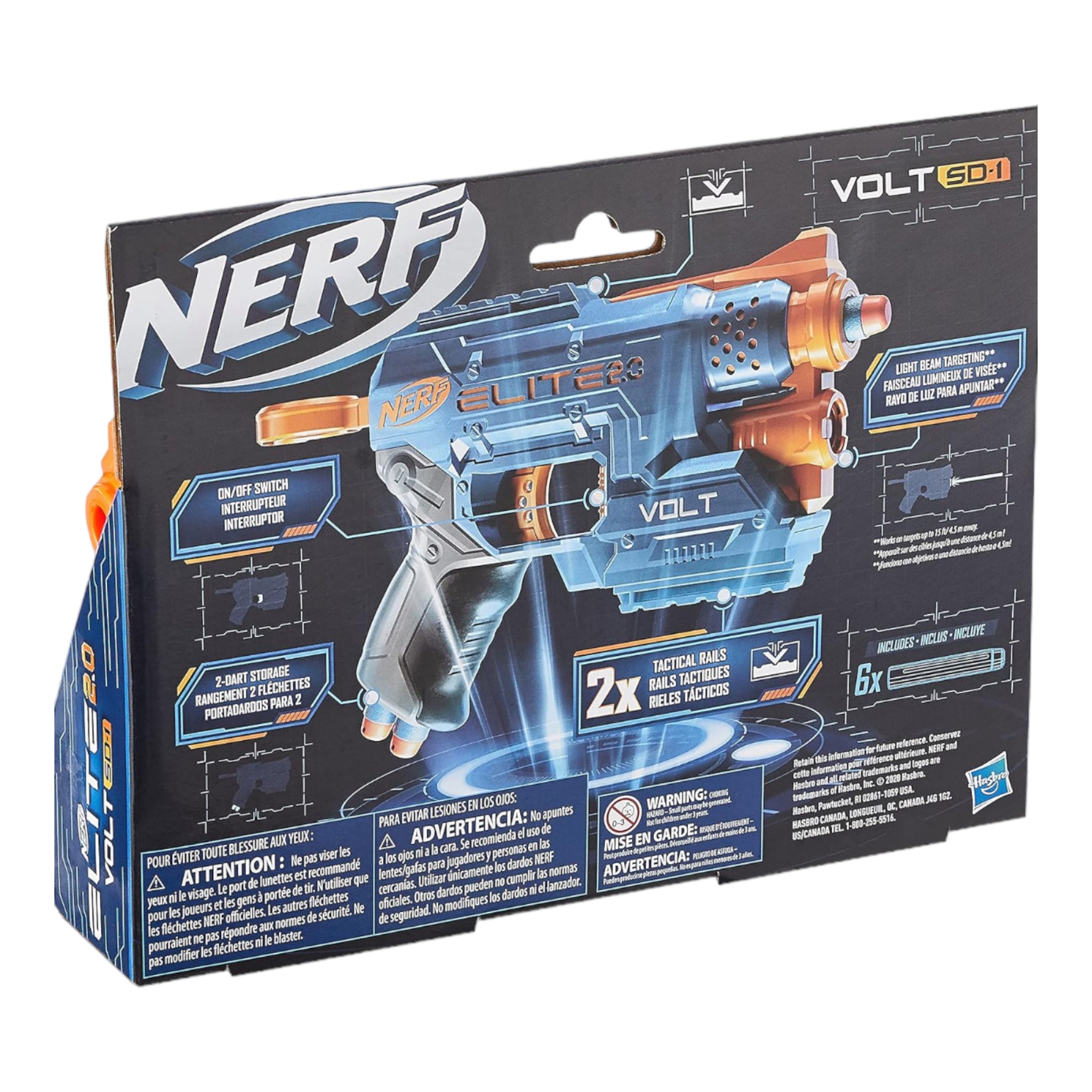 Lanzador De Dardos Nerf Elite 2.0 Volt SD-1 Hasbro