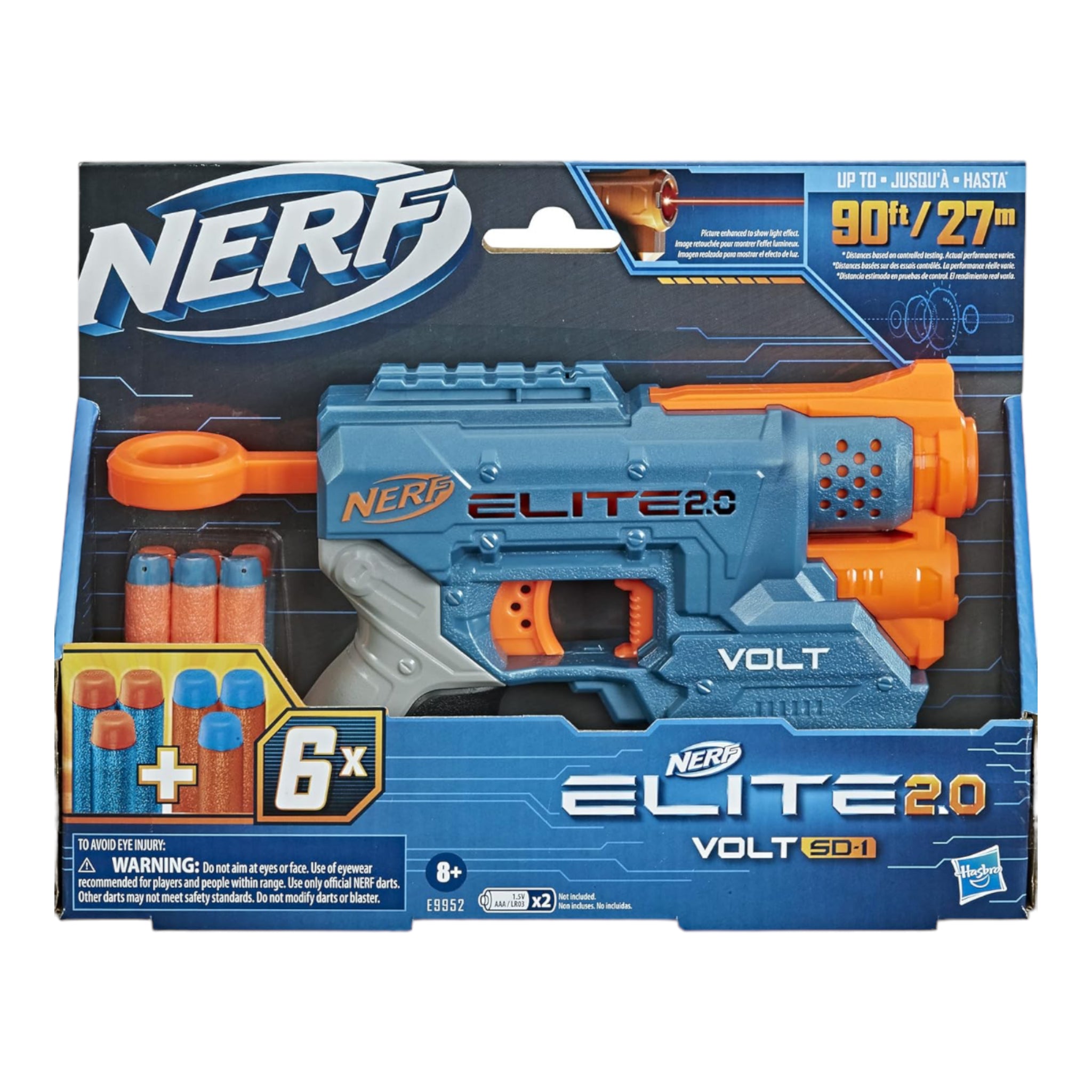 Lanzador De Dardos Nerf Elite 2.0 Volt SD-1 Hasbro