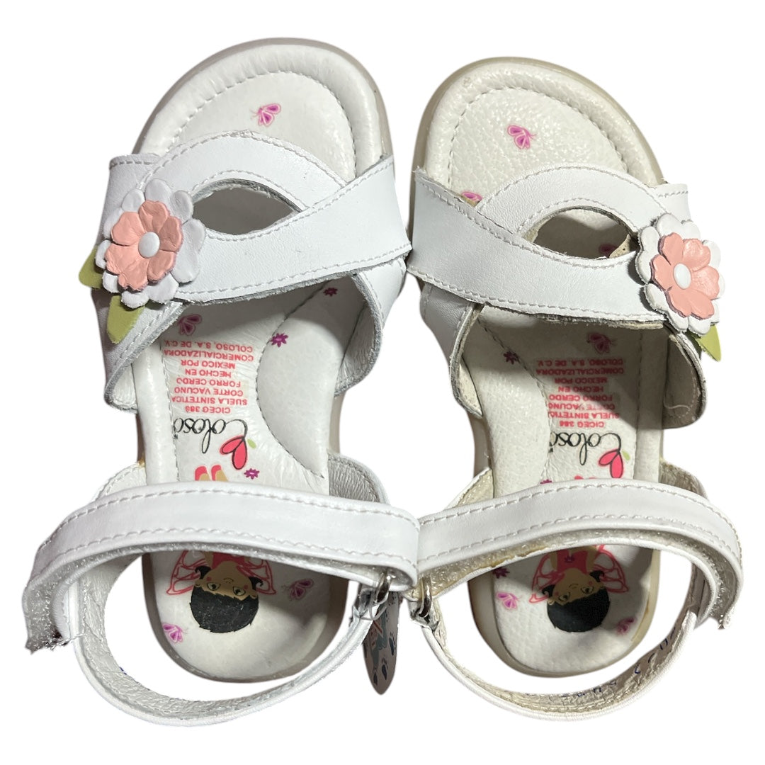 Sandalia Para Niña Color Blanco COLOSO
