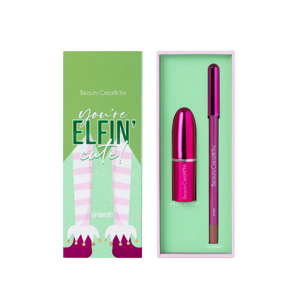 Set WHERE'S MY ELFIE? 3 Dúos De Labios + Paleta De Sombras BEAUTY CREATIONS