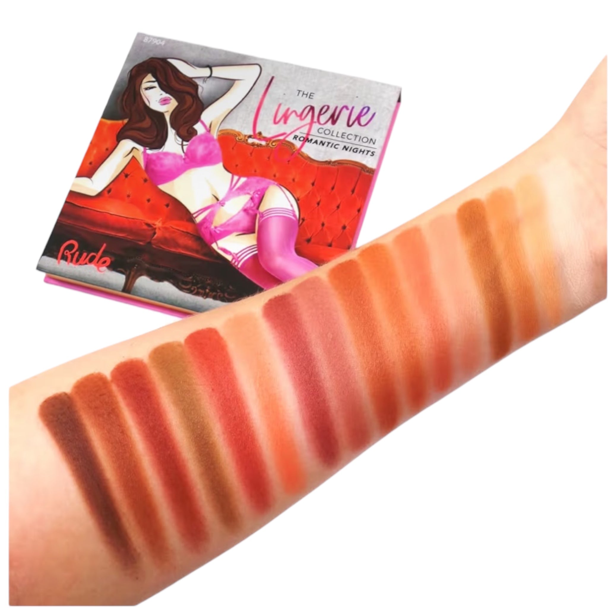 Paleta De Sombras The Lingerie Collection - Romantic Nights Rude Cosmetics