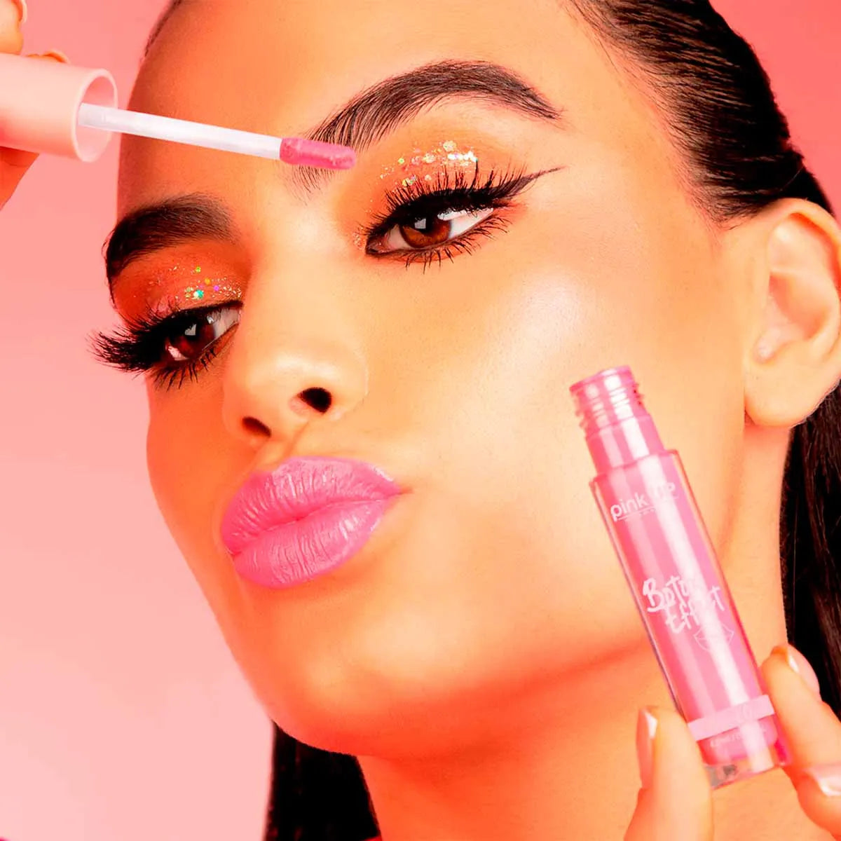 Lip Gloss Botox Effect Chic Pink Up