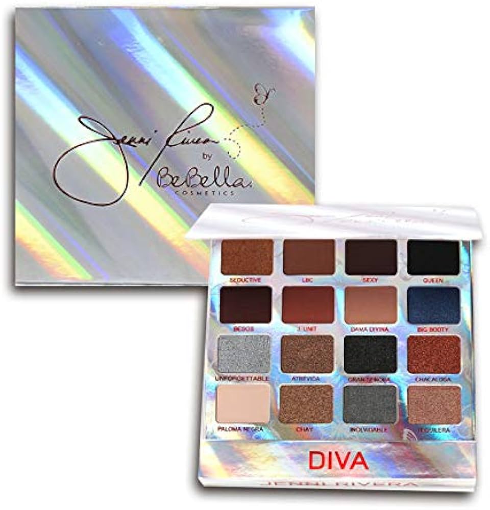 Paleta De Sombras Jenni Rivera Diva BeBella