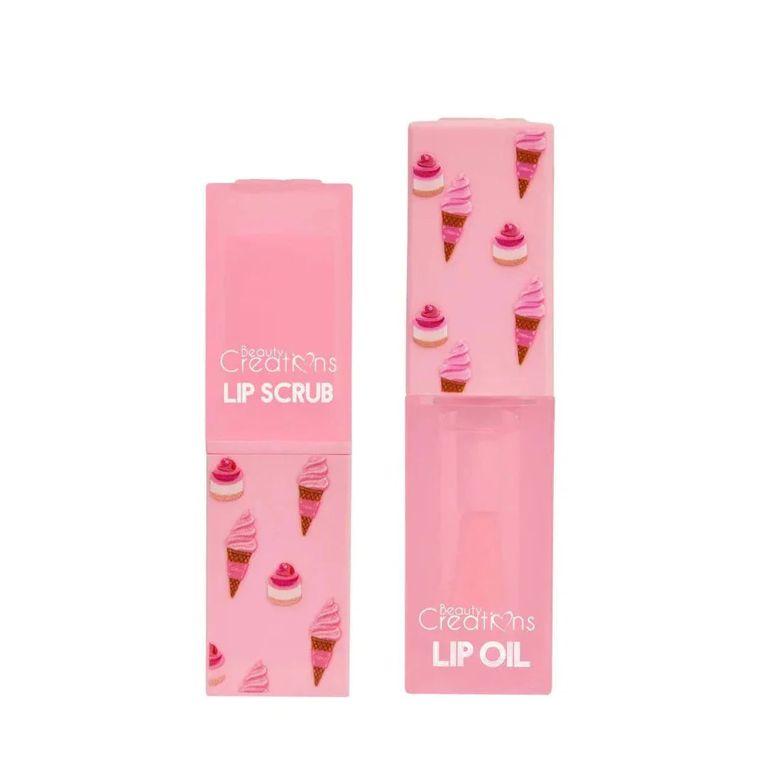 Set Dúo Exfoliante Y Aceite Humectante Para Labios BEAUTY CREATIONS